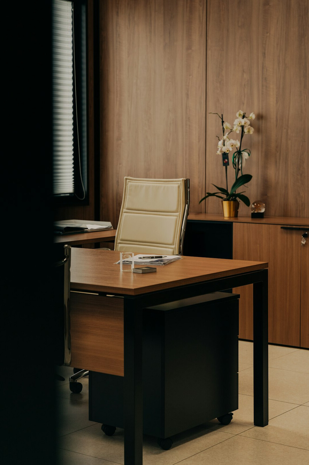 confidential folder on desk