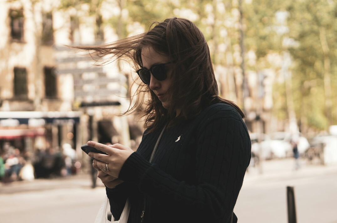 woman discovering hidden phone messages